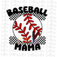 Baseball Mama Png - Baseball Design - Baseball  Sublimation - Maroon