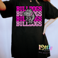 Bulldogs Pink Bundle PNG - Bulldogs Bundle design - Digital Download