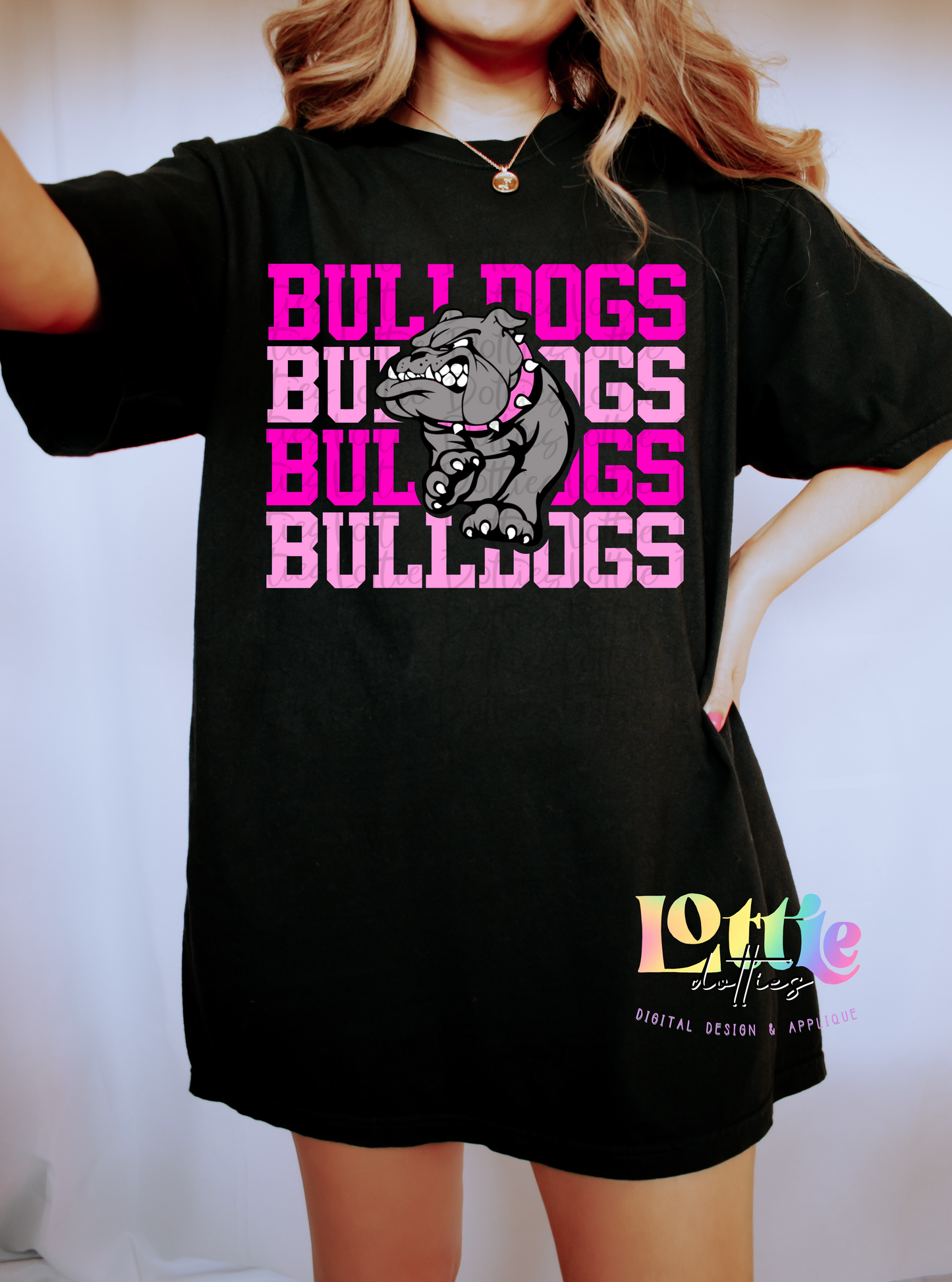 Bulldogs Pink Bundle PNG - Bulldogs Bundle design - Digital Download