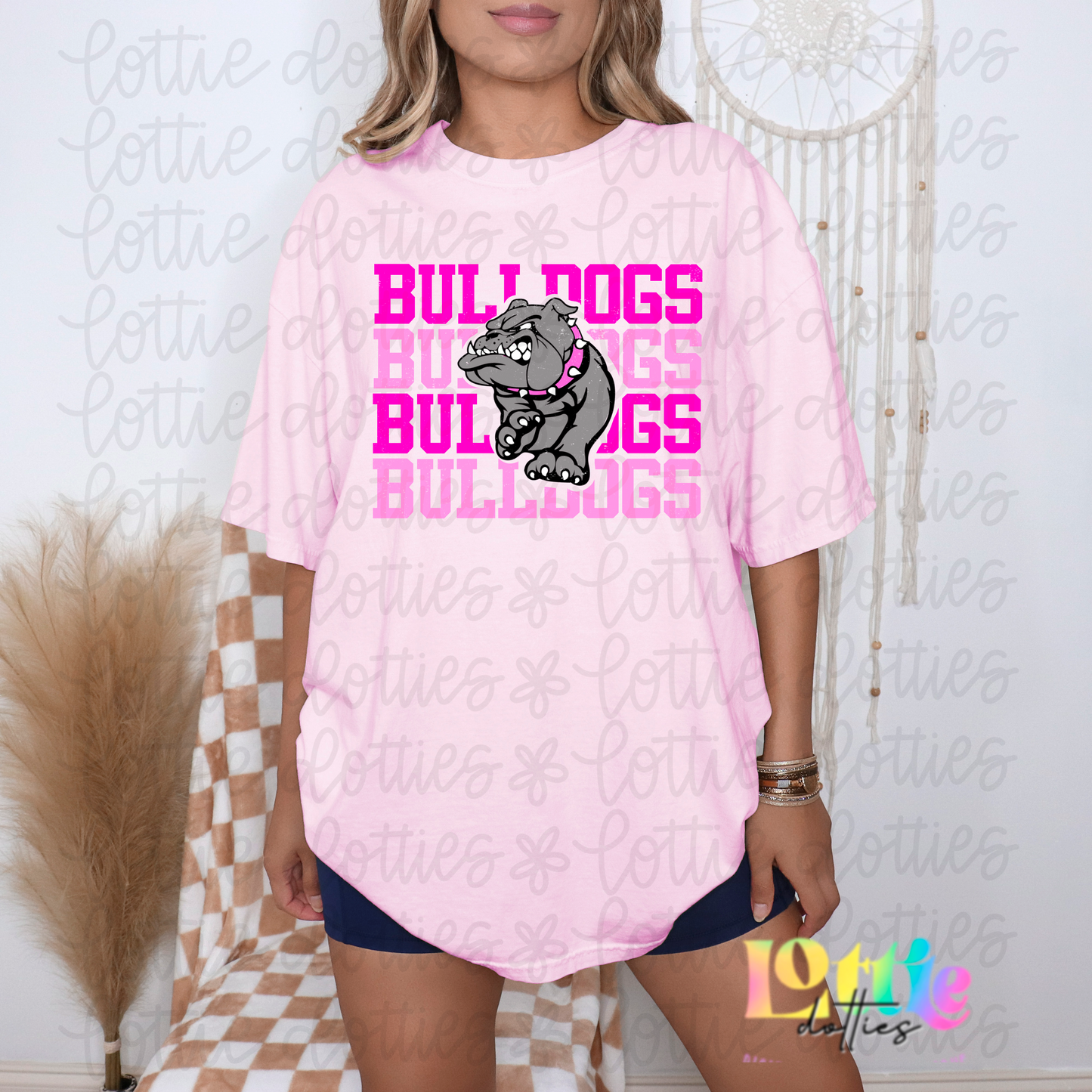 Bulldogs Pink Bundle PNG - Bulldogs Bundle design - Digital Download