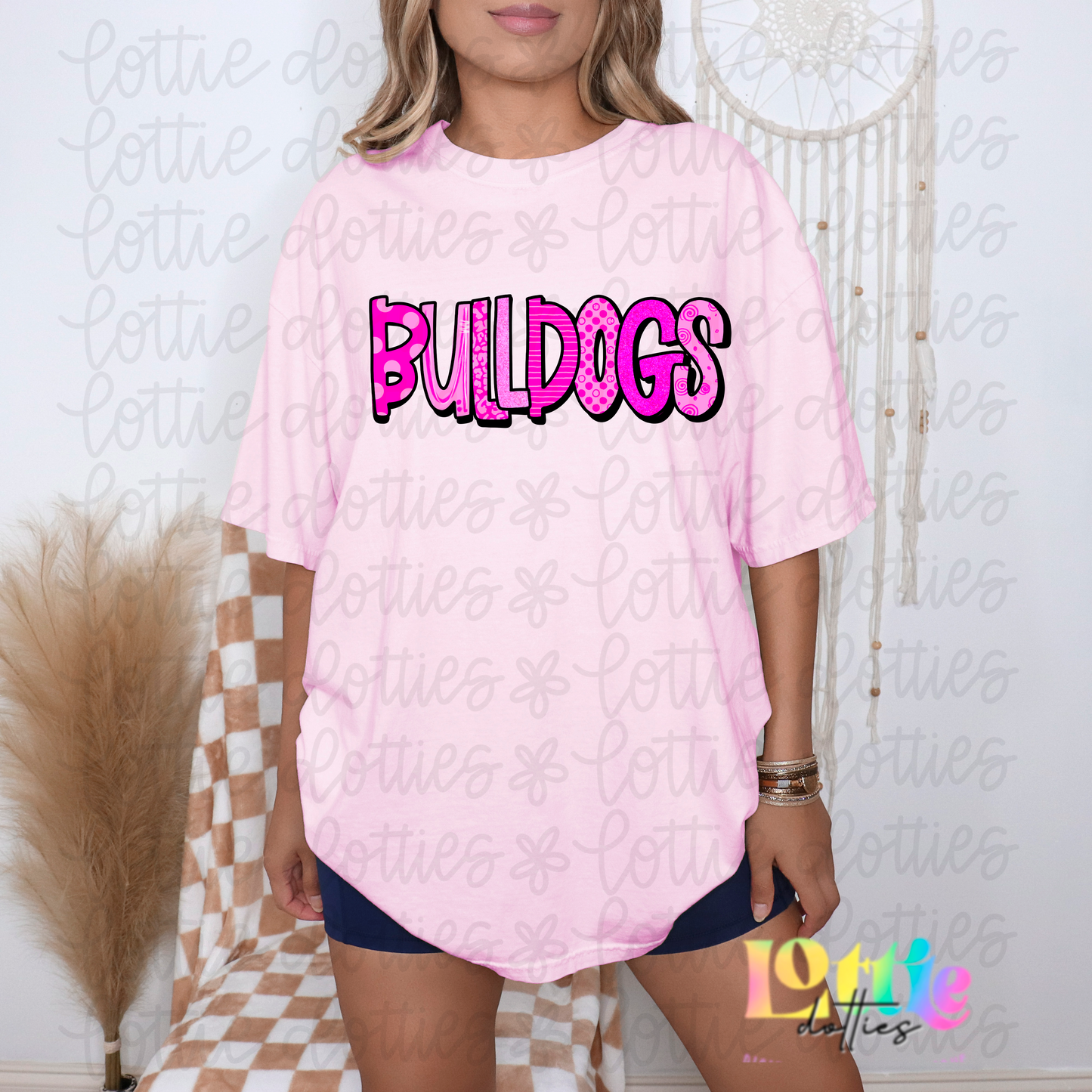 Bulldogs Pink Bundle PNG - Bulldogs Bundle design - Digital Download