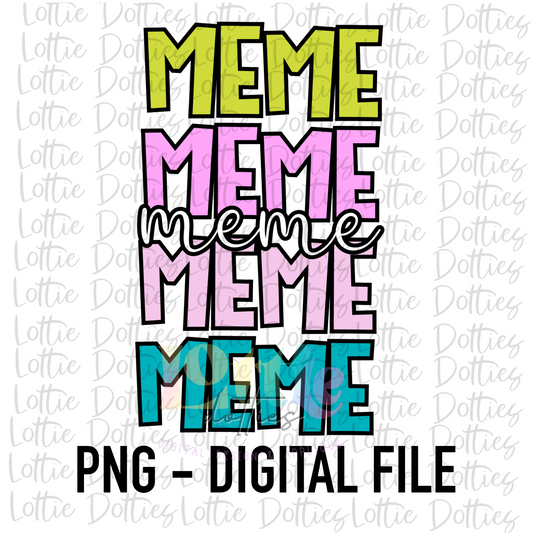 Meme Png - Sublimation File - Instant Download - Digital Download