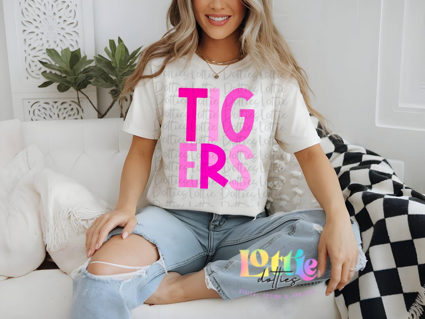 Tigers Pink Bundle PNG - Tigers Bundle design - Digital Download