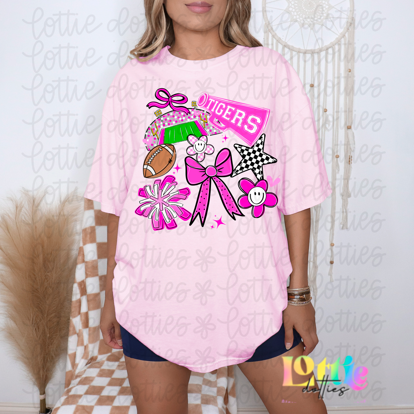 Tigers Pink Bundle PNG - Tigers Bundle design - Digital Download