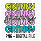 Granny Png - Sublimation File - Instant Download - Digital Download