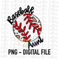 Baseball Aunt  PNG - Baseball Sublimation - Digital Download