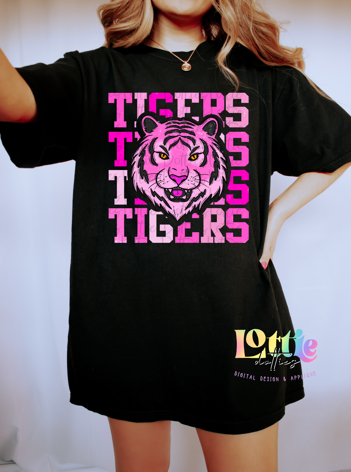 Tigers Pink Bundle PNG - Tigers Bundle design - Digital Download