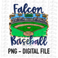 Falcons Baseball  - Falcons  Sublimation- Digital Download