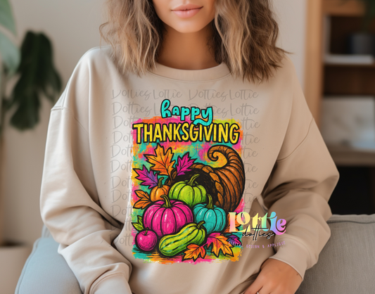 Happy Thanksgiving Png - Thanksgiving Design- Digital Download