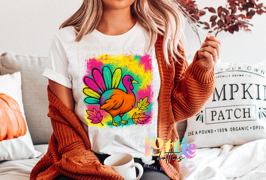 Turkey Png |Thanksgiving Design | Digital Download | Turkey Paint splash
