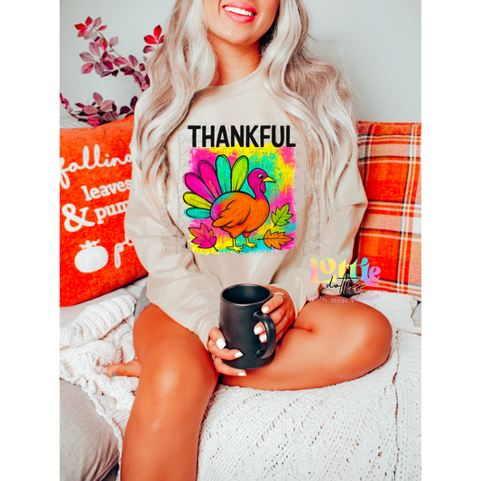 Turkey Png |Thanksgiving Design | Digital Download | Turkey Paint splash