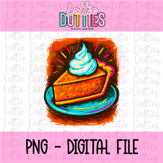Thanksgiving Pie Png - Fall Design- Digital Download - Fall vibes - Fall Favorites