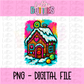 Gingerbread Png | Christmas Design | Digital Download | Paint splash