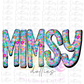 Mimsy Png - Mother’s Day sublimation Png - Digital Download