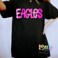 Pink out Eagles Bundle PNG | Pink Mascot designs | Digital Download