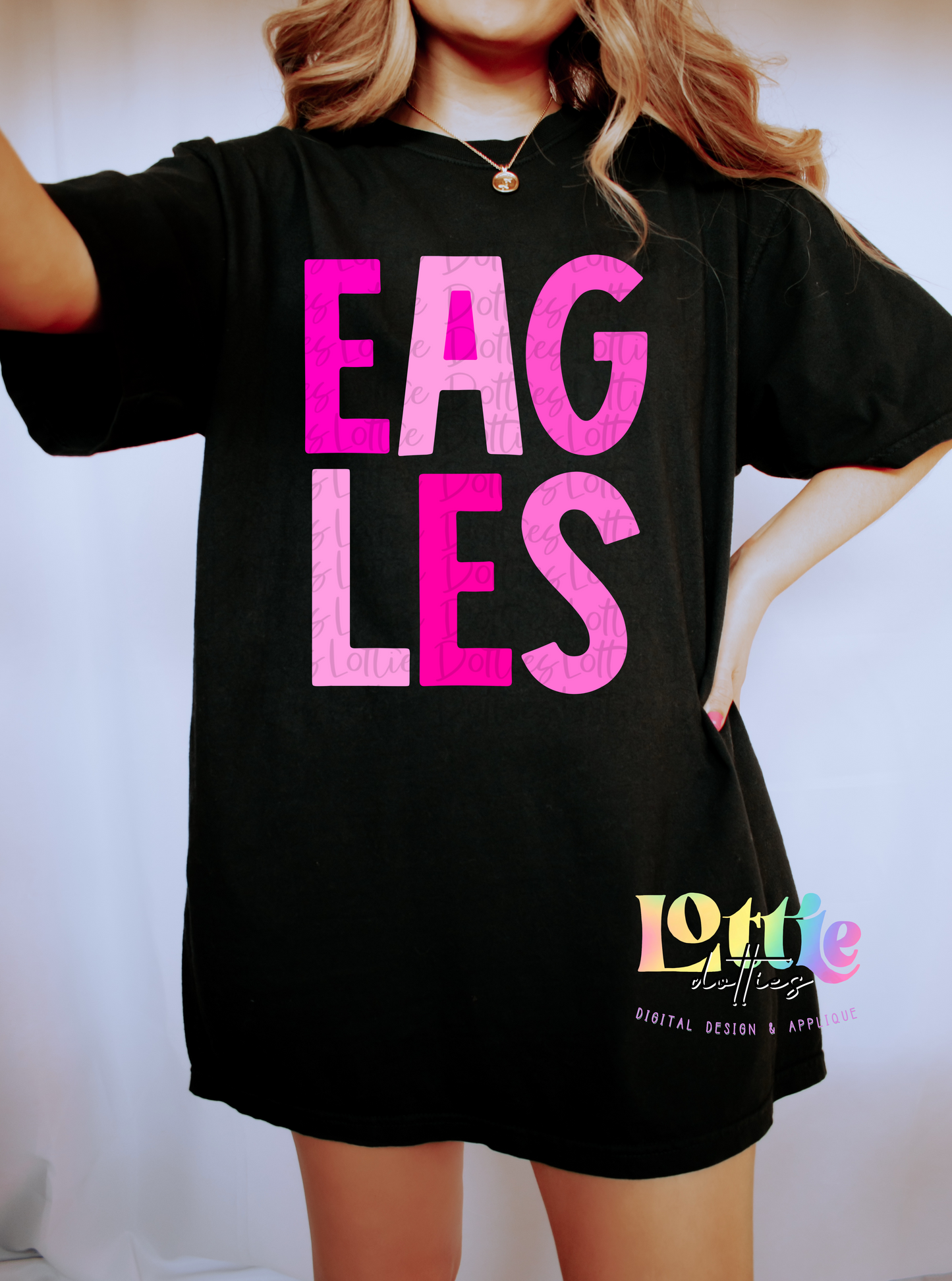 Pink out Eagles Bundle PNG | Pink Mascot designs | Digital Download