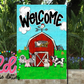 Welcome Flag PNG - Welcome Farm Sublimation- Digital Download