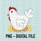 Hen PNG - Hen Sublimation - Digital Download