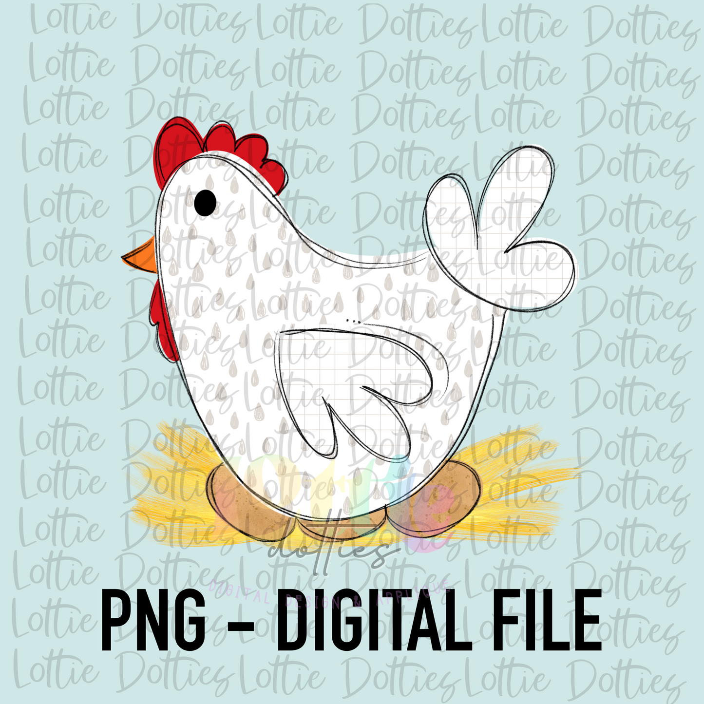 Hen PNG - Hen Sublimation - Digital Download