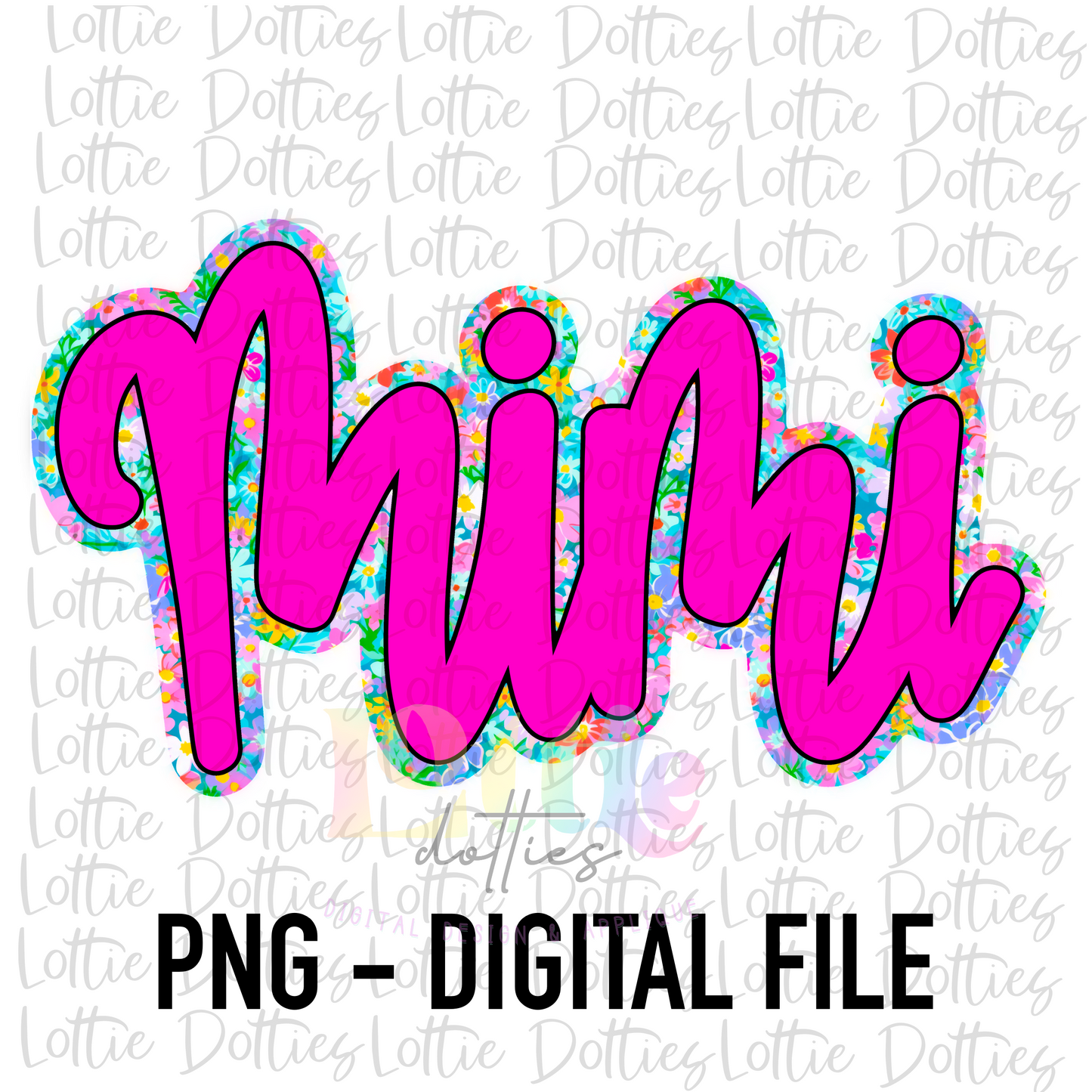 Mimi Png - Mother’s Day sublimation design - Digital download