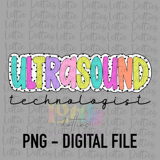 Ultrasound Technologist PNG - Sonography - Ultrasound Design - Digital Download