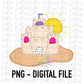 Sand Castle Png - Sand Castle Sublimation  - Sand Castle Design - Digital Download