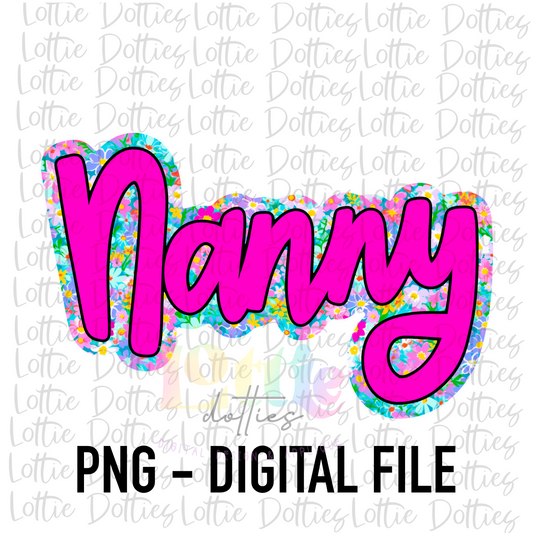 Nanny Png - Sublimation File - Instant Download - Digital Download - Mother’s  Day