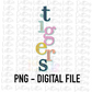 Tigers PNG - Tigers sublimation design - Digital Download