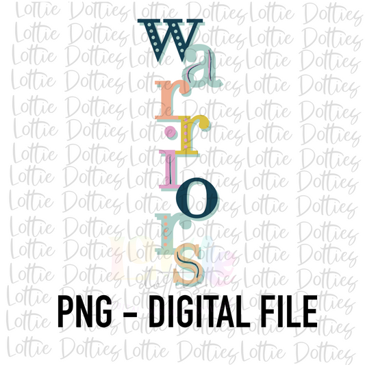 Warrior Png - Mascot  Sublimation Design - Digital Download