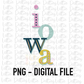 Iowa PNG -Sublimation design - Digital Download