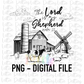 The Lord Is My Shepherd PNG - Sublimation - Digital Download