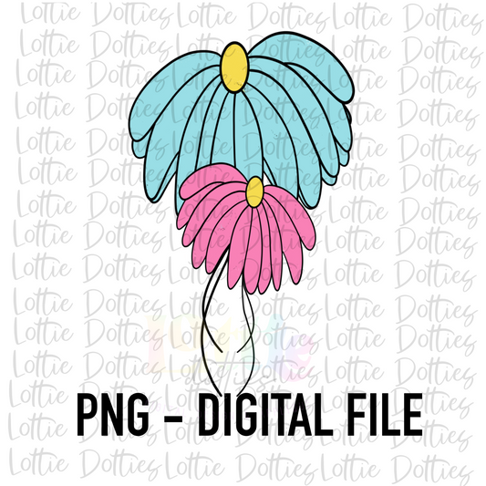 Wildflowers PNG - Floral Sublimation - Digital Download