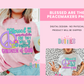 Blessed Are The Peacemakers For They Will Be Called Children Of God PNG- Religious Sublimation - Digital Download