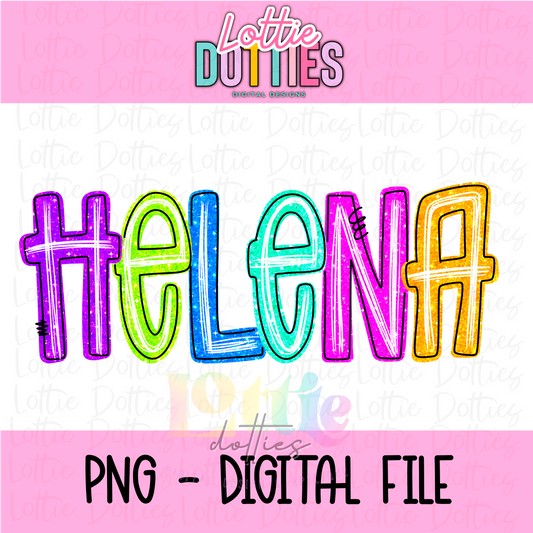 Helena - PNG - Helena sublimation design - Digital Download