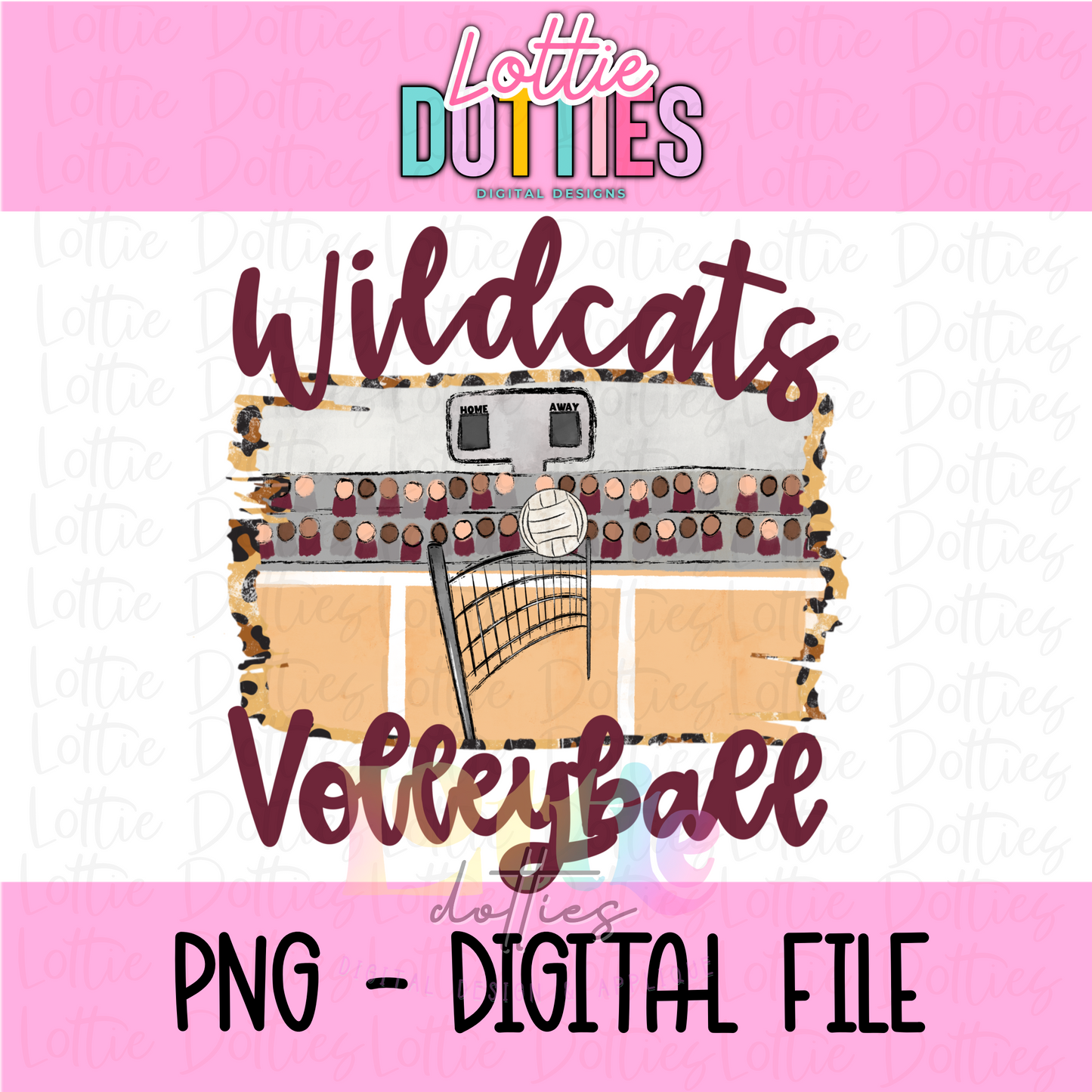 Wildcats  Volleyball PNG - Wildcats -  sublimation design - Digital Download