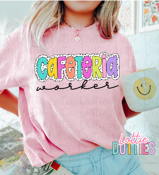 Cafeteria Worker PNG - school Sublimation - Digital Download