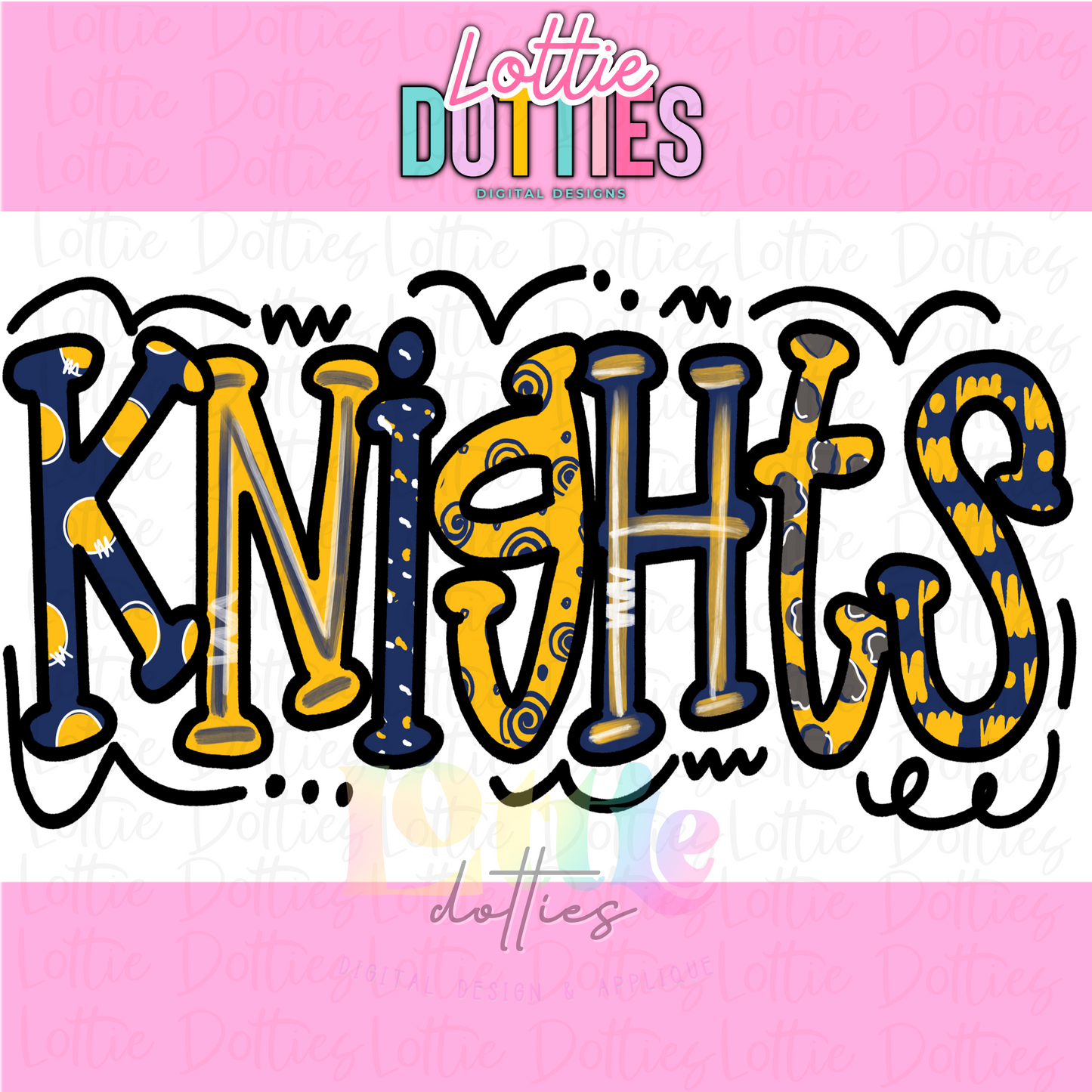 Knights PNG - Knights -  sublimation design - Digital Download - Navy and Gold