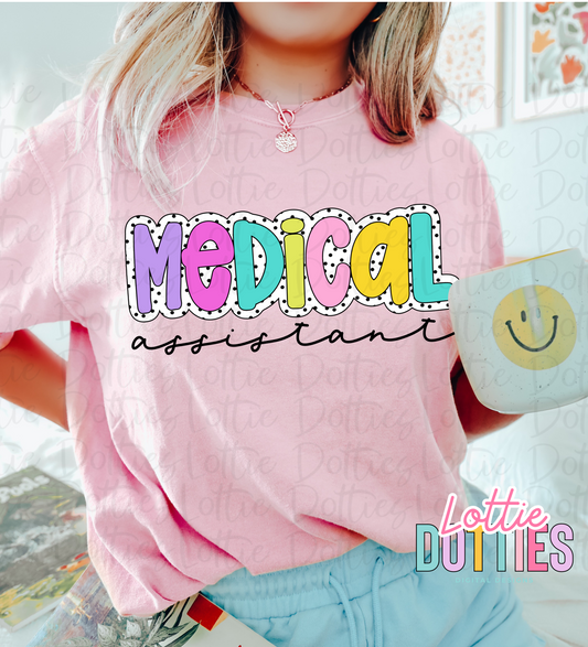 Medical Assistant PNG - Medical Sublimation - Digital Download