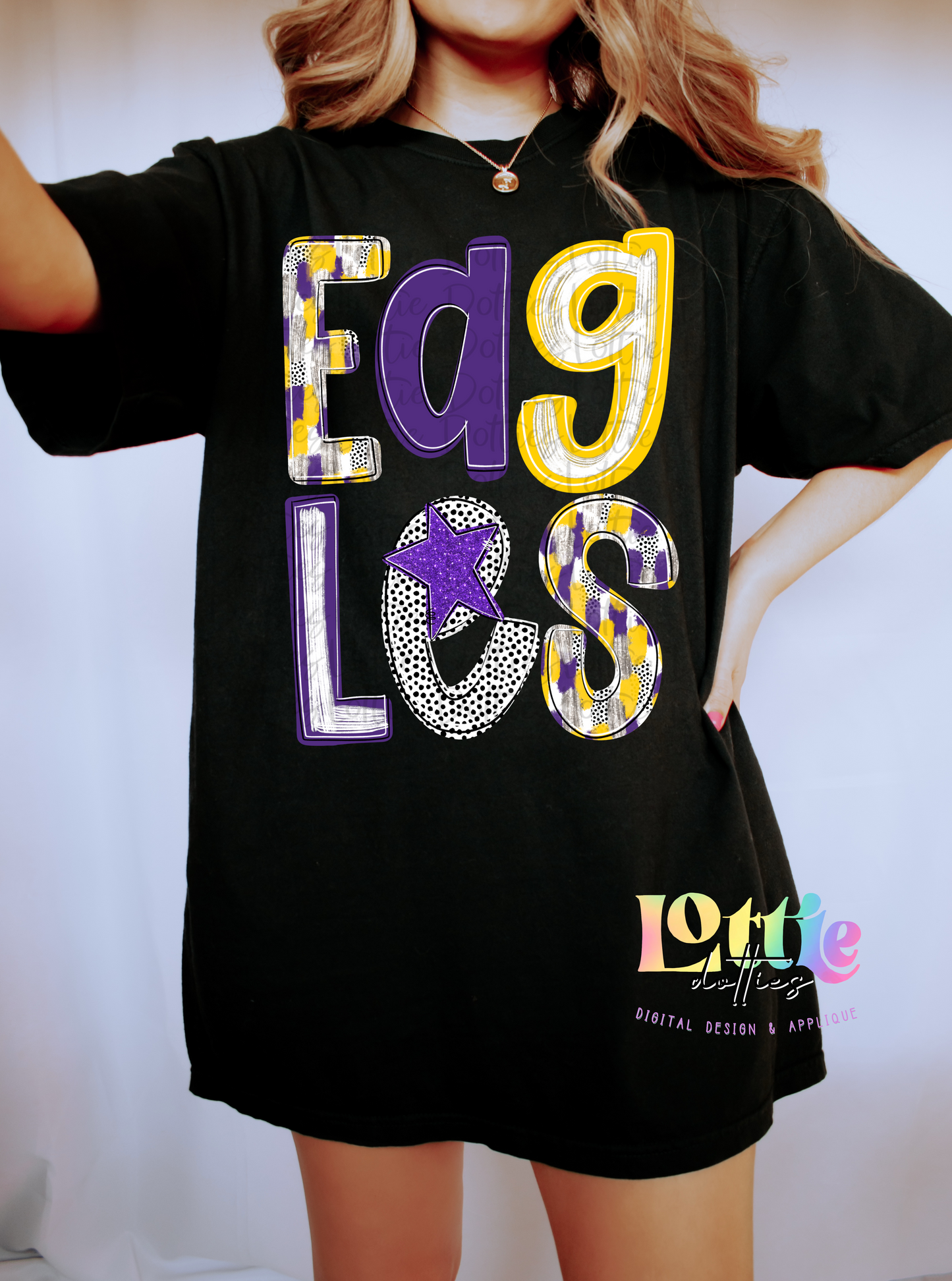 ✓Eagles Poppy PNG - Eagles sublimation design - Digital Download - Purple and Gold
