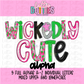 Wickedly Cute Alphabet | Alpha Pack | Alphabet Clipart | Instant Download | Alpha Pack