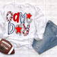 Game Day PNG -Navy and Red Game Day Poppy Sublimation- Digital Download