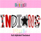 Indians PNG - Indians Poppy Sublimation- Digital Download - Red and Black