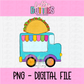 Taco Truck PNG - Taco Truck Clipart - Cinco De Mayo Png - Digital Download