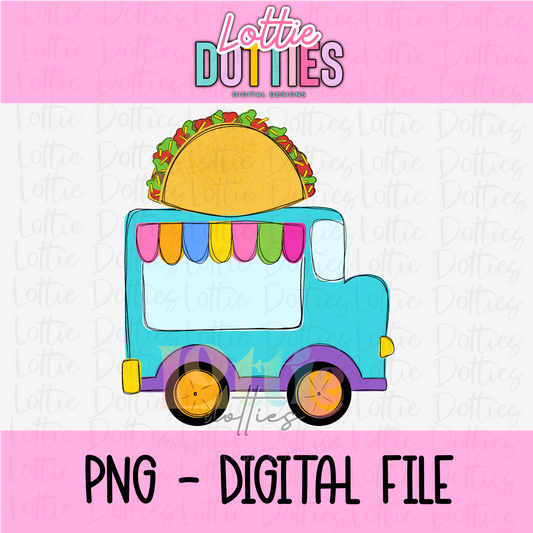 Taco Truck PNG - Taco Truck Clipart - Cinco De Mayo Png - Digital Download