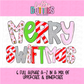 Merry Swiftmas Alpha - Black Glitter Alpha - Alphabet - Alpha Pack - Alphabet Clipart - Instant Download  - Alpha Pack