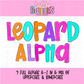 Bright Leopard  Alpha Png - Bright Alpha Pack - Digital Download