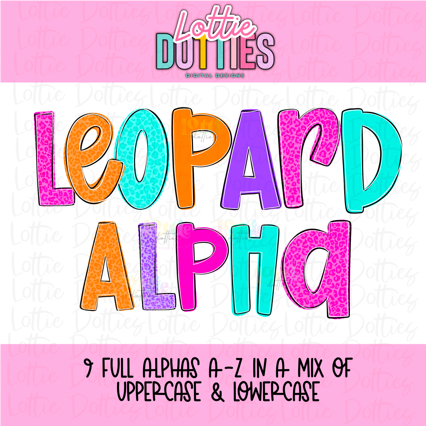 Bright Leopard  Alpha Png - Bright Alpha Pack - Digital Download