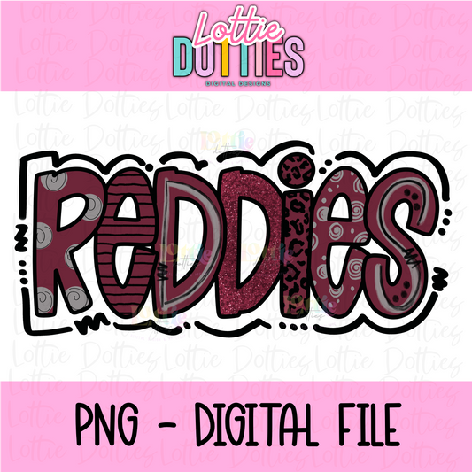 Reddies Png - Sublimation Design - Digital Download