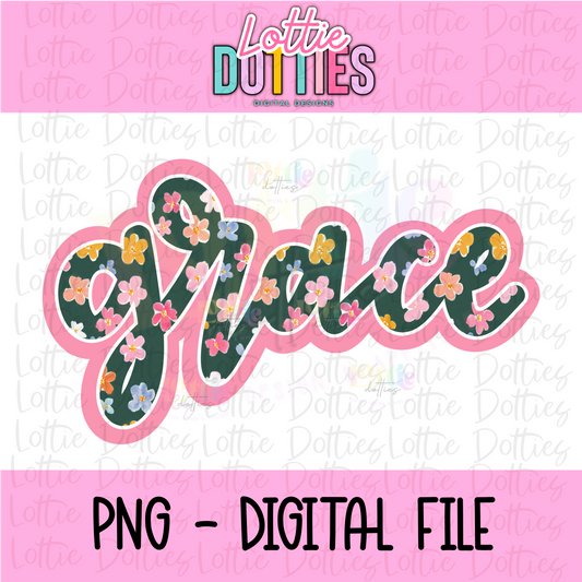 Grace Png - Grace Sublimation Design- Digital Download