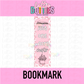 Bookmark Template PNG - Just one more chapter Bookmark Sublimation  - Digital Download